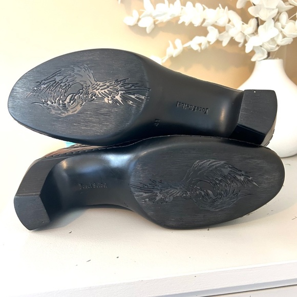 Josef Seibel Kendra Crinkle Leather Ankle Shoe/Bootie Cognac Size EU41/US10-10.5 - Picture 9 of 16